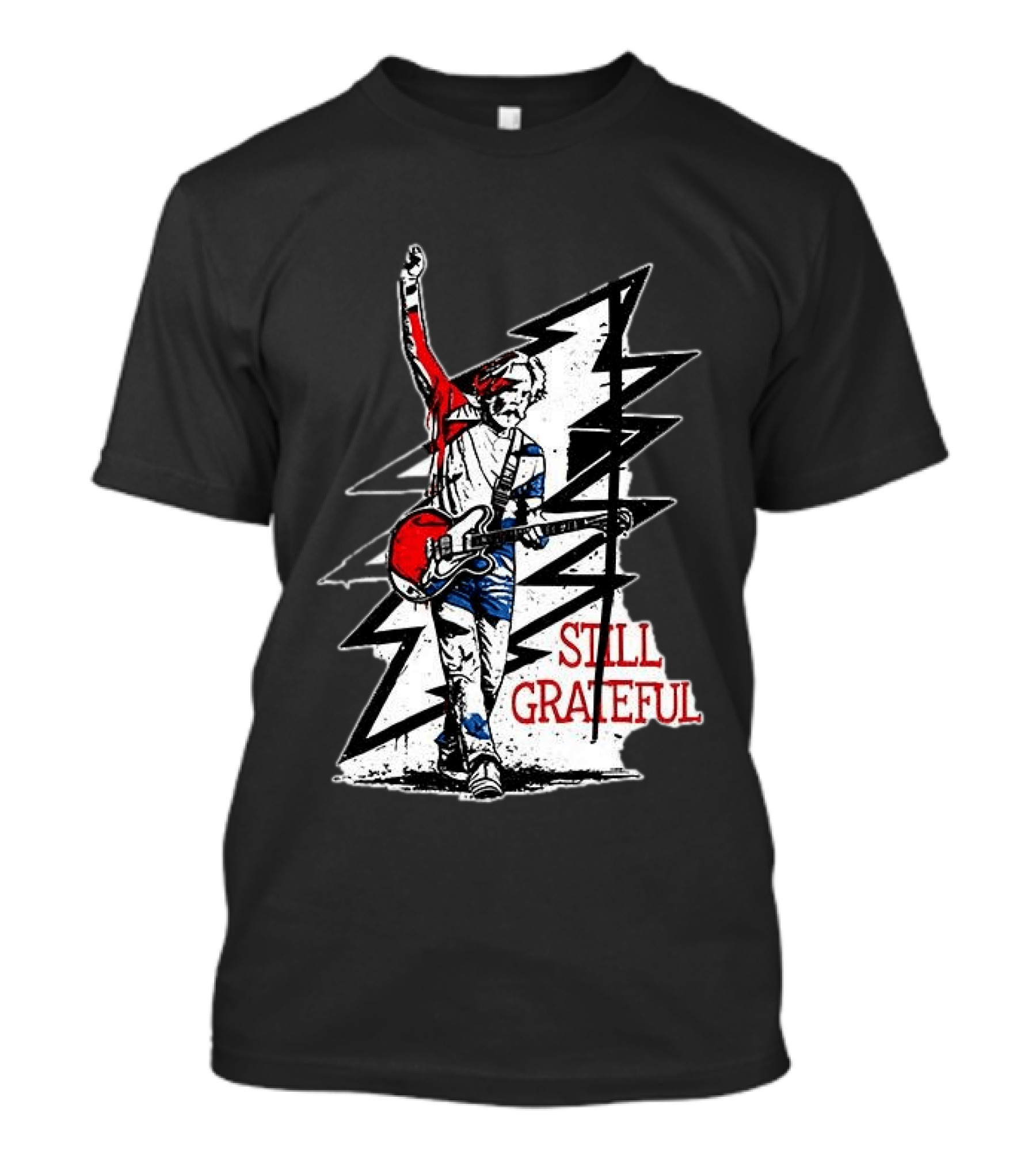 Bob Weir Still Grateful Lightning Bolt Guitar T-Shirt