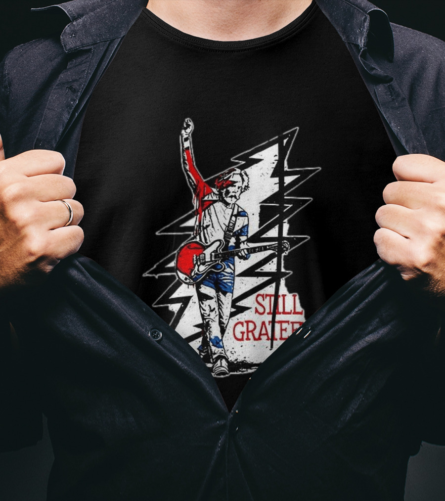 Bob Weir Still Grateful Lightning Bolt Guitar T-Shirt
