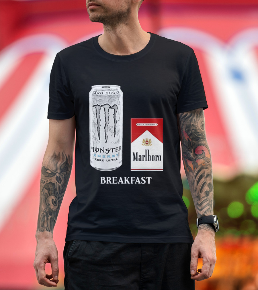 Monster Zero Ultra Marlboro Red Breakfast Combo T-Shirt