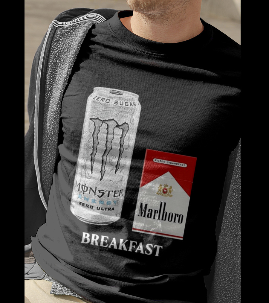 Monster Zero Ultra Marlboro Red Breakfast Combo T-Shirt