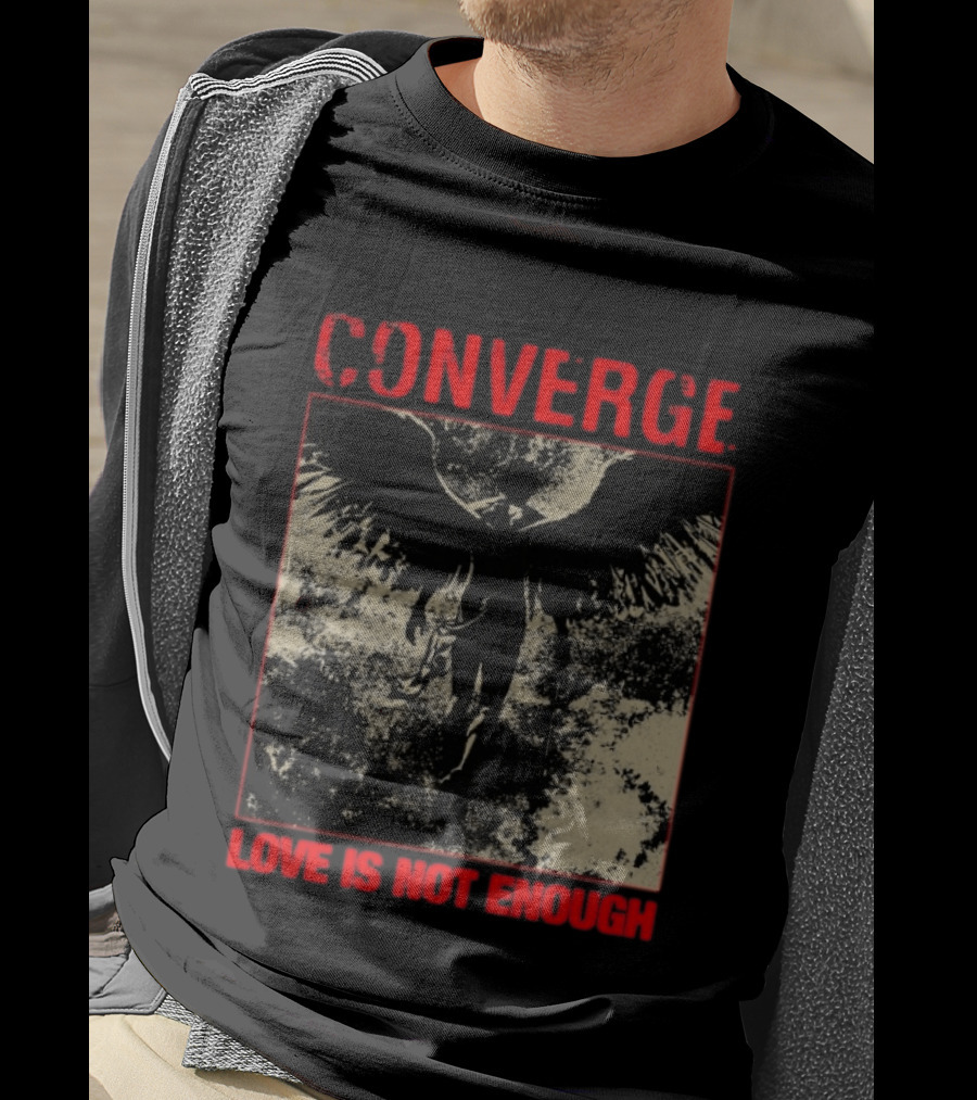 Converge Love Is Not Enough Angel Wings T-Shirt