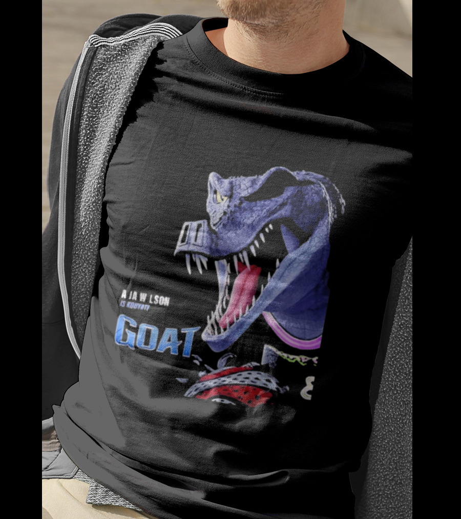 Aja Wilson Presents Goat Movie Kouyate Theatres February 13 2026 Dinosaur Monster T-Shirt