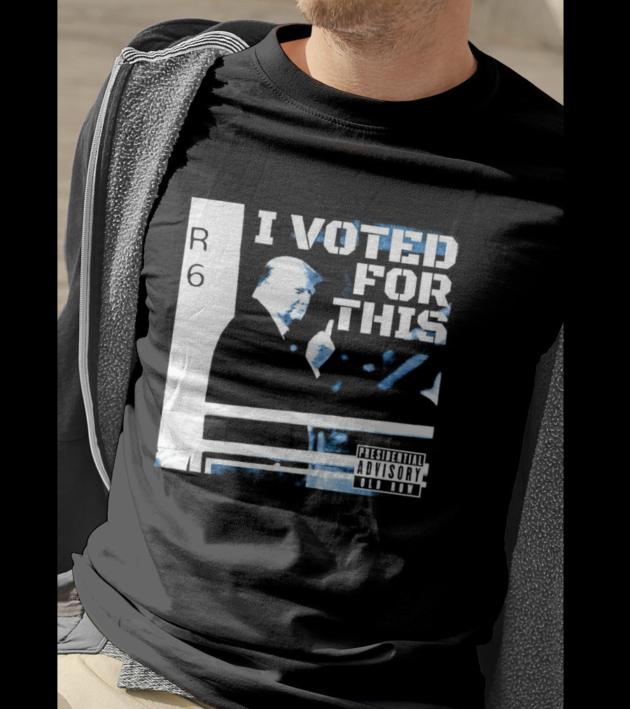 I Voted For This Trump Middle Finger T-Shirt