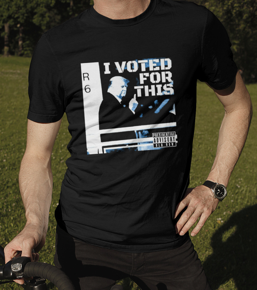 I Voted For This Trump Middle Finger T-Shirt