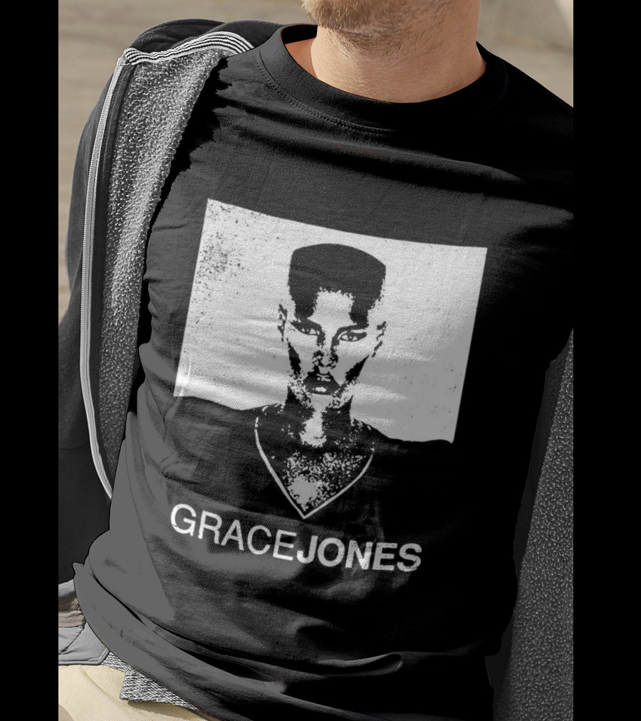 Grace Jones Classic Style Minimalist T-Shirt