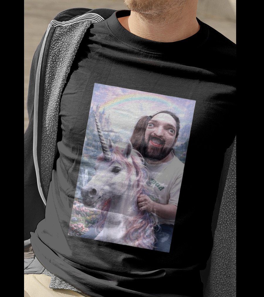 Leigh McClendon Okay Unicorn Fantasy Adventure T-Shirt