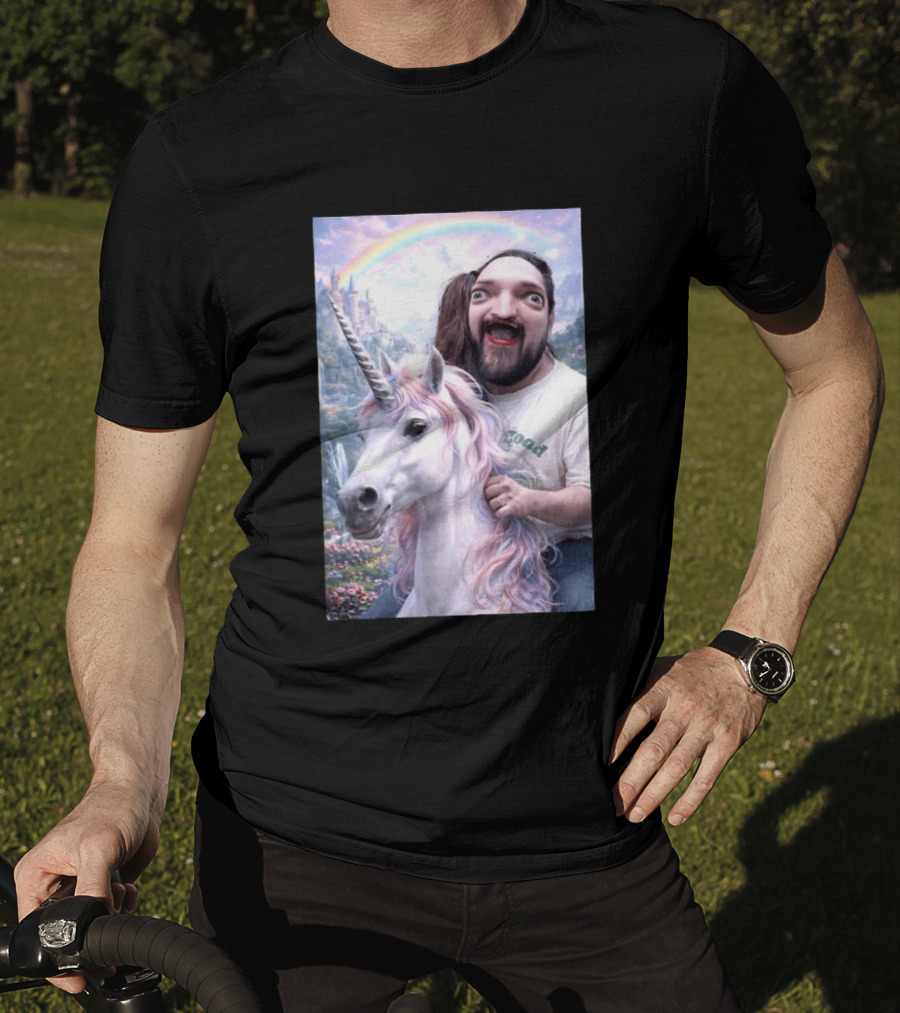 Leigh McClendon Okay Unicorn Fantasy Adventure T-Shirt