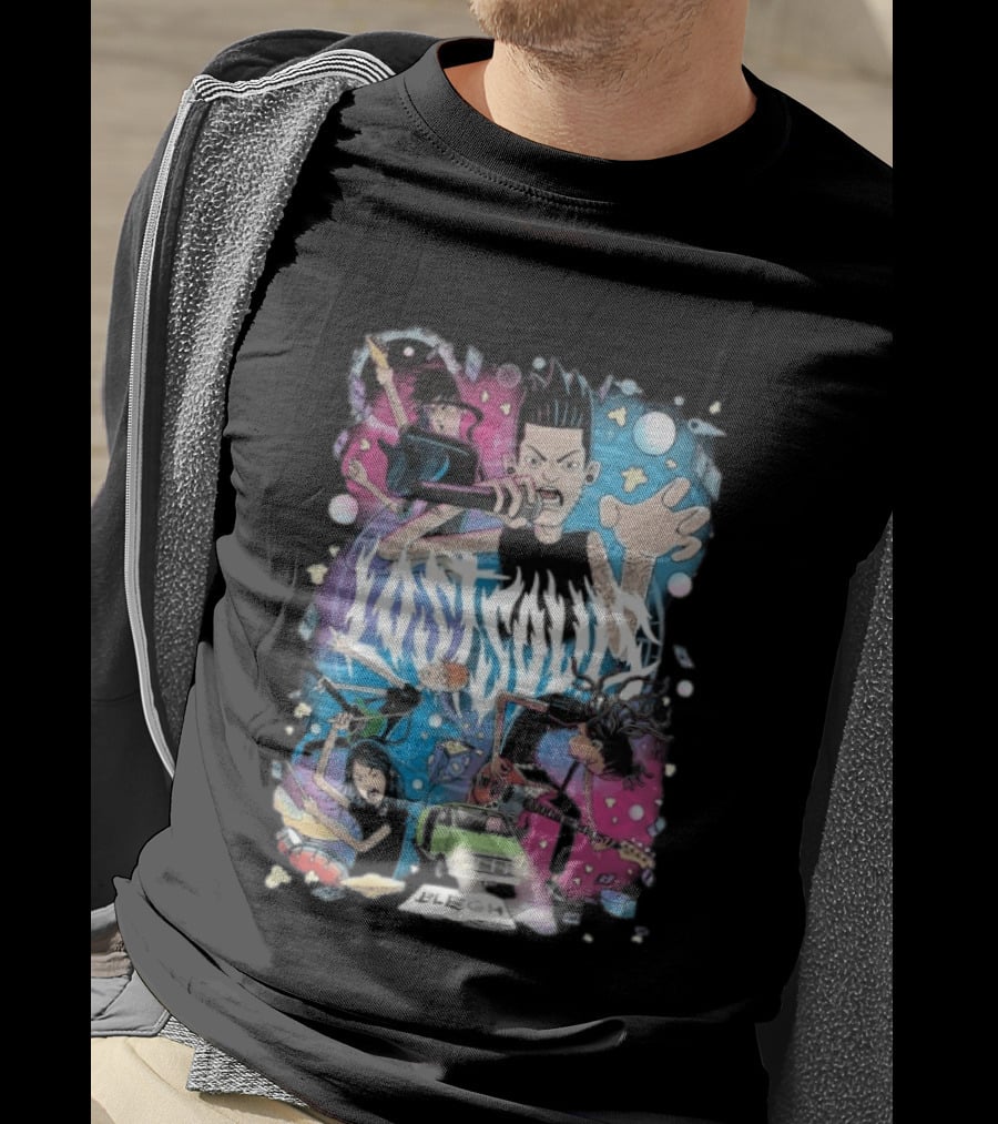 Lost Souls Lore Punk Band Anime Style Bleach T-Shirt
