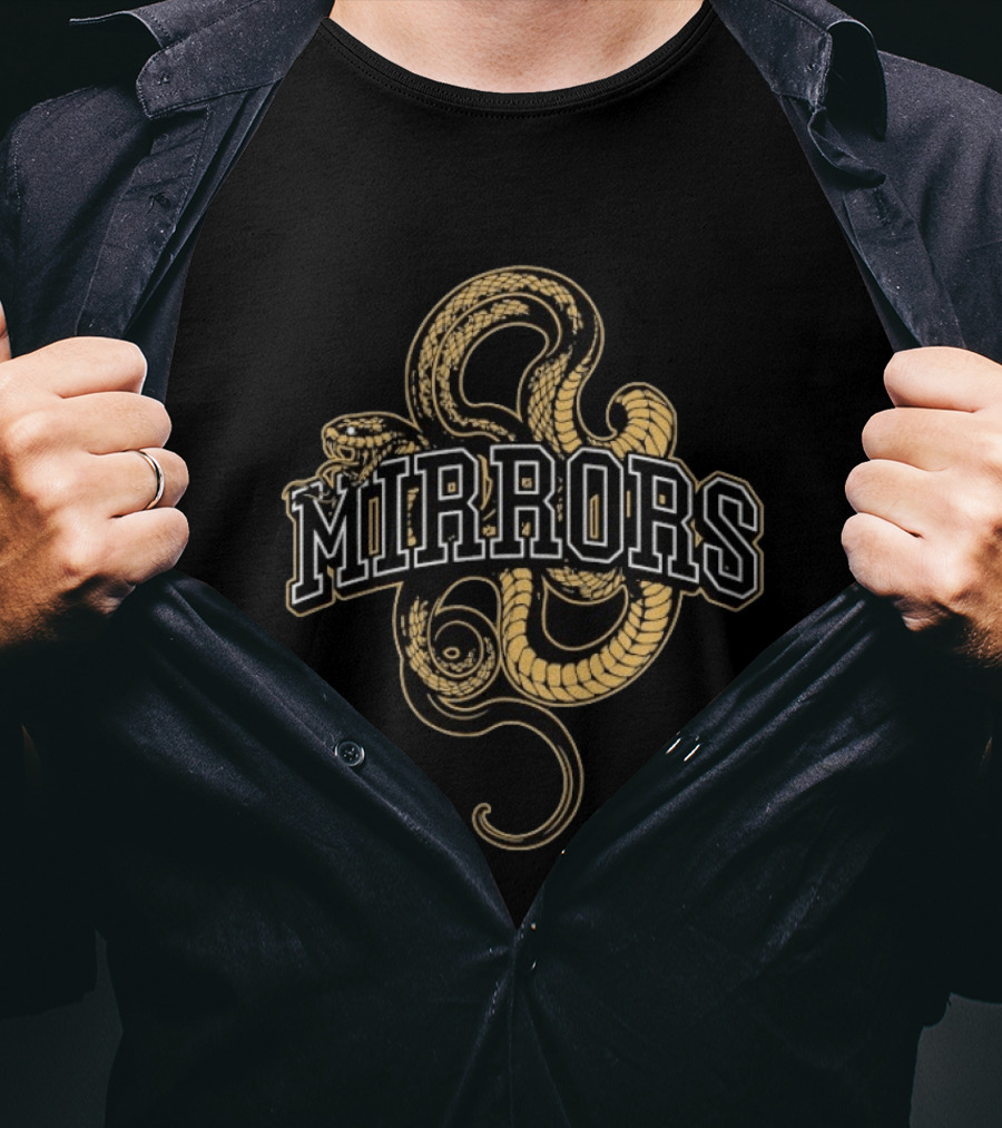 Mirrors Golden Cobra Snake T-Shirt