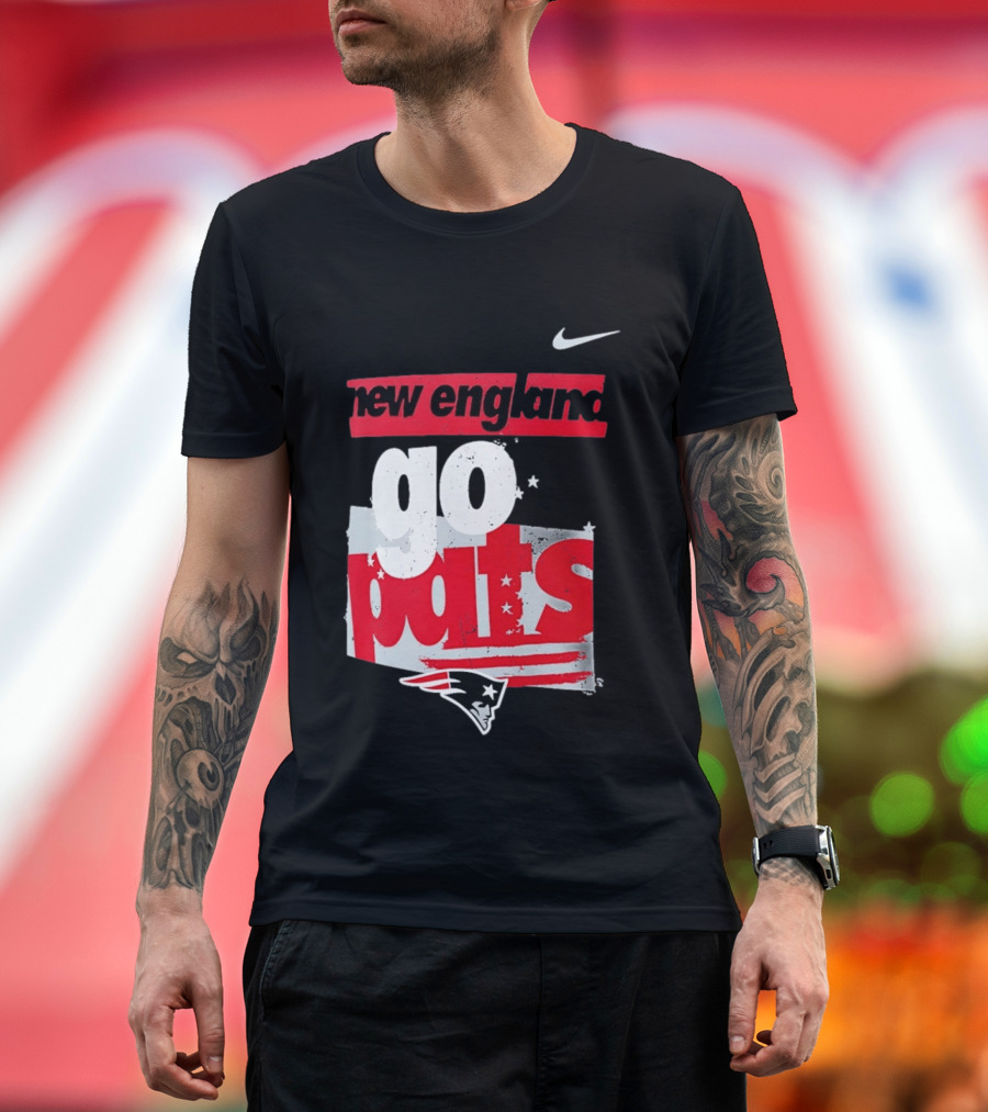 New England Go Pats Nike Patriots T-Shirt