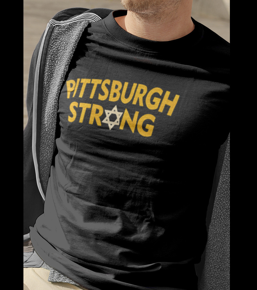 Pittsburgh Strong Jewish Star Resilience T-Shirt