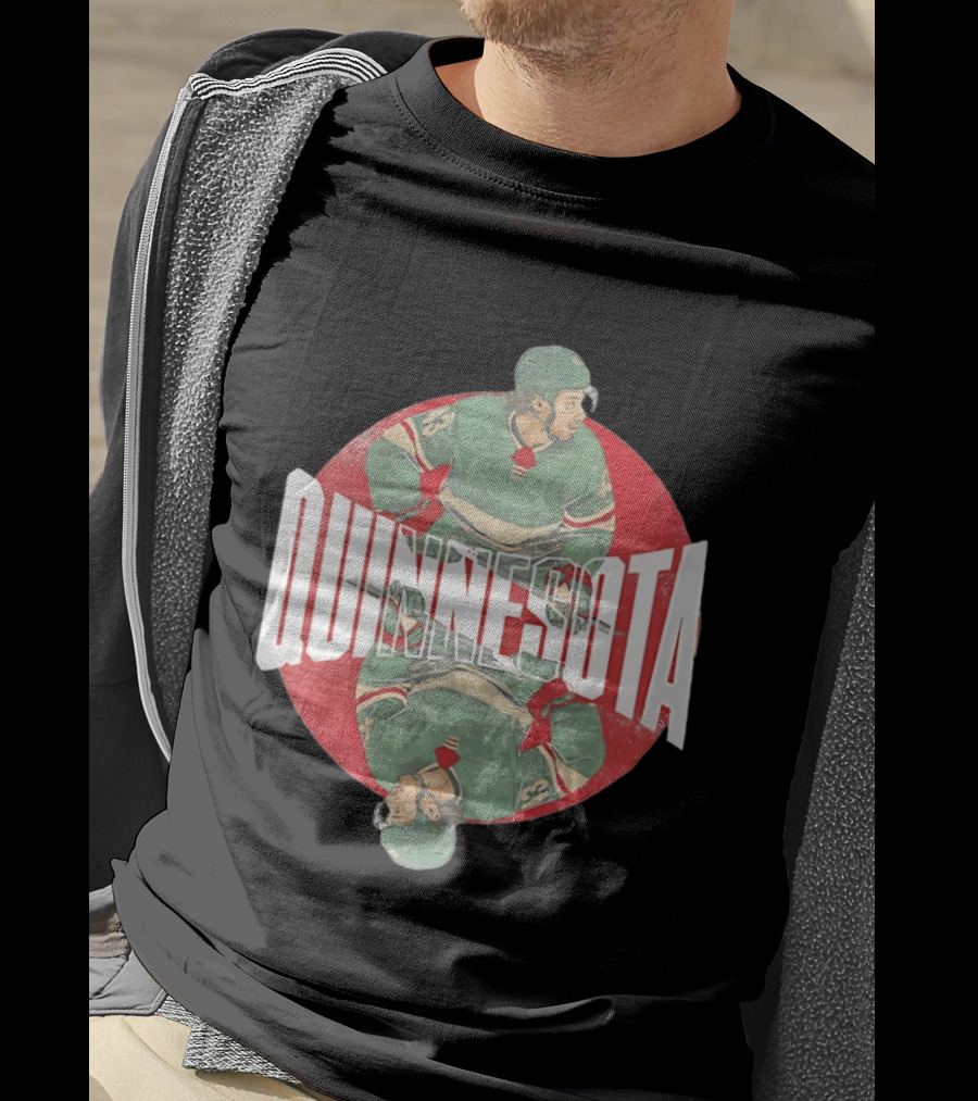 Quinnesota Reflect NHL Player Minnesota Hockey T-Shirt