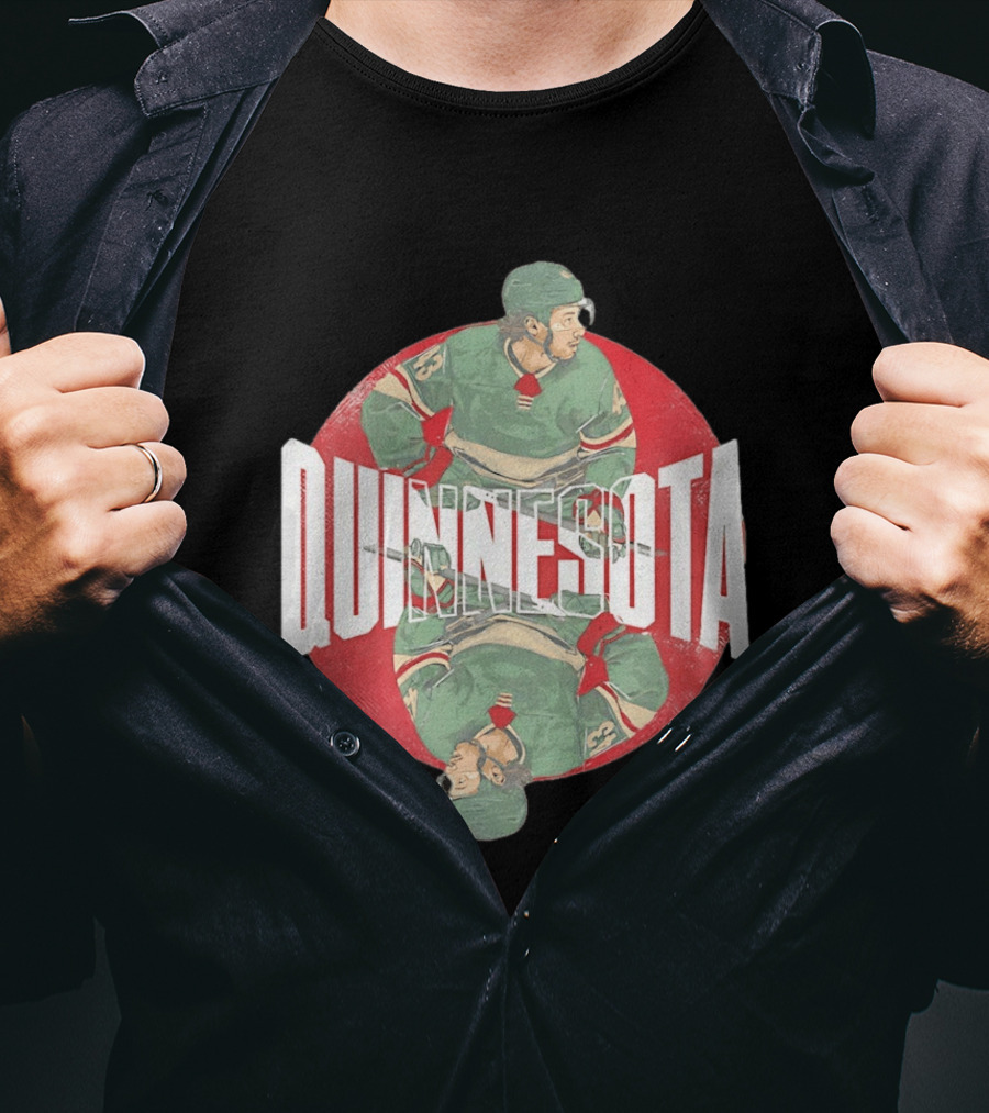 Quinnesota Reflect NHL Player Minnesota Hockey T-Shirt