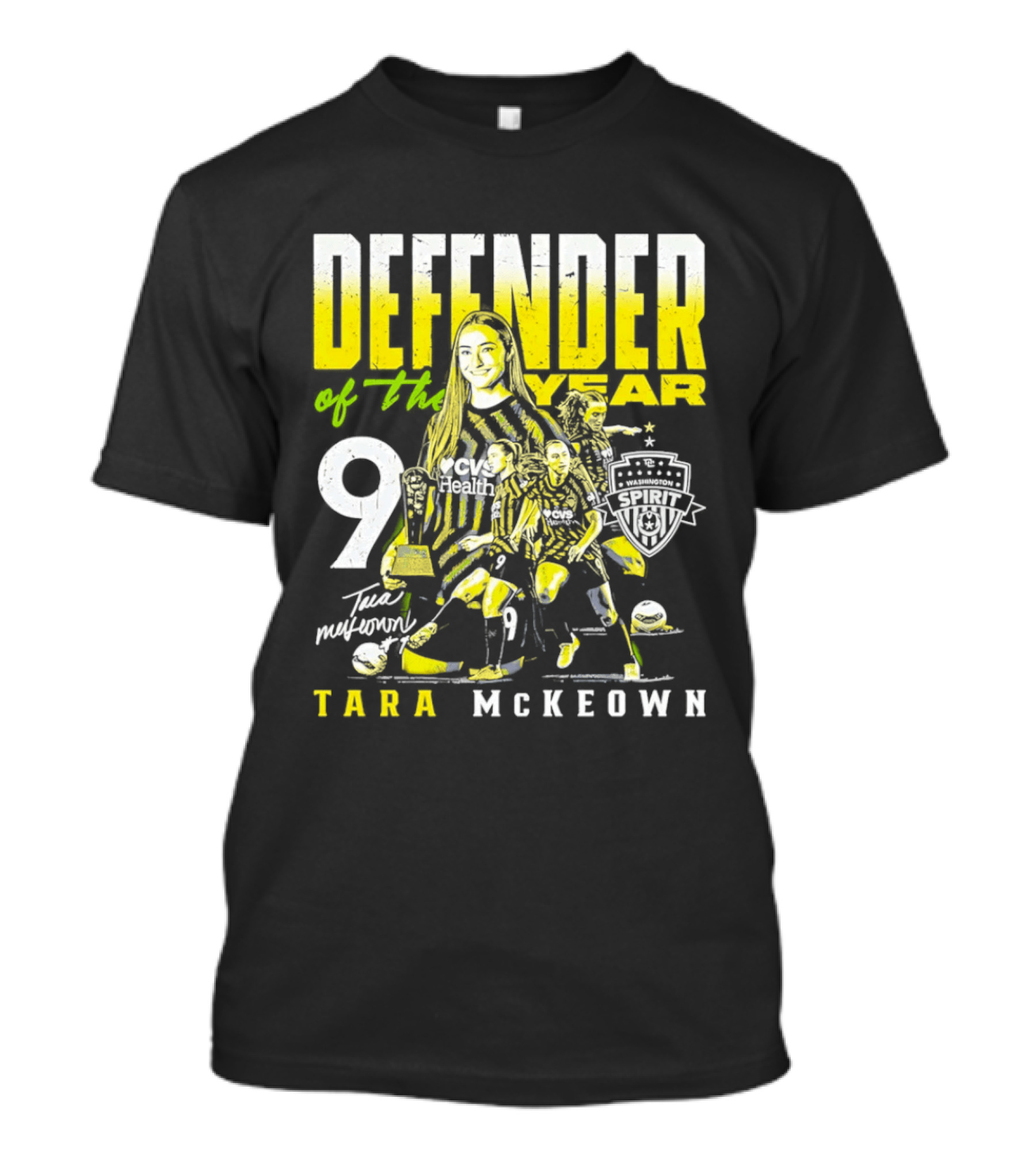 Tara McKeown Washington Spirit Defender Of The Year 2025 Number Nine T-Shirt