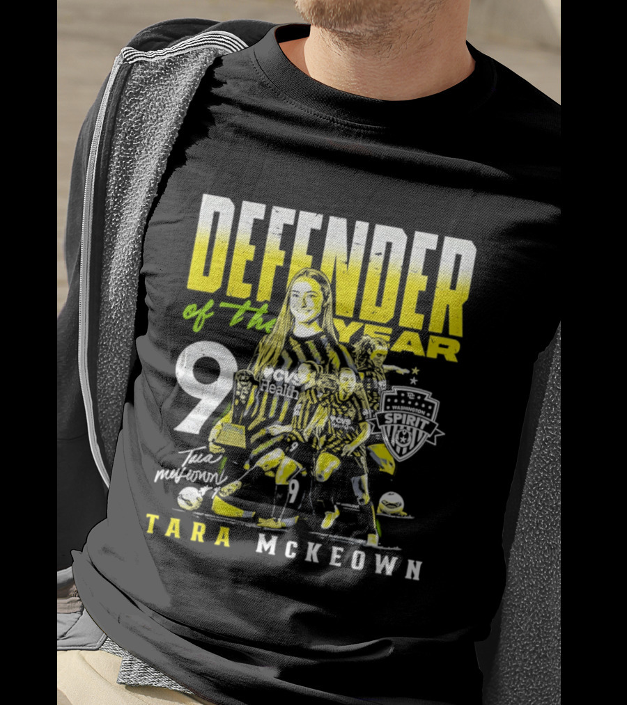 Tara McKeown Washington Spirit Defender Of The Year 2025 Number Nine T-Shirt