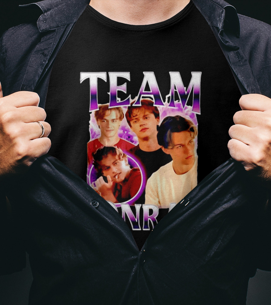 Team Conrad Fan Favorite Characters Collage 90s T-Shirt