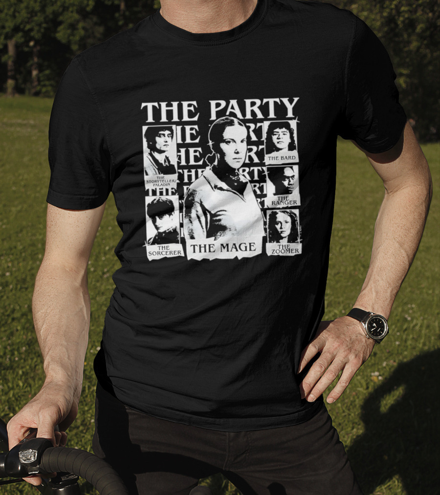 The Party The Rogue The Sorceress The Bard The Warrior The Healer The Mage T-Shirt