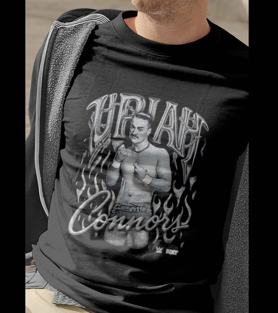 Uriah Connors WWE NXT Vintage Style Flame T-Shirt