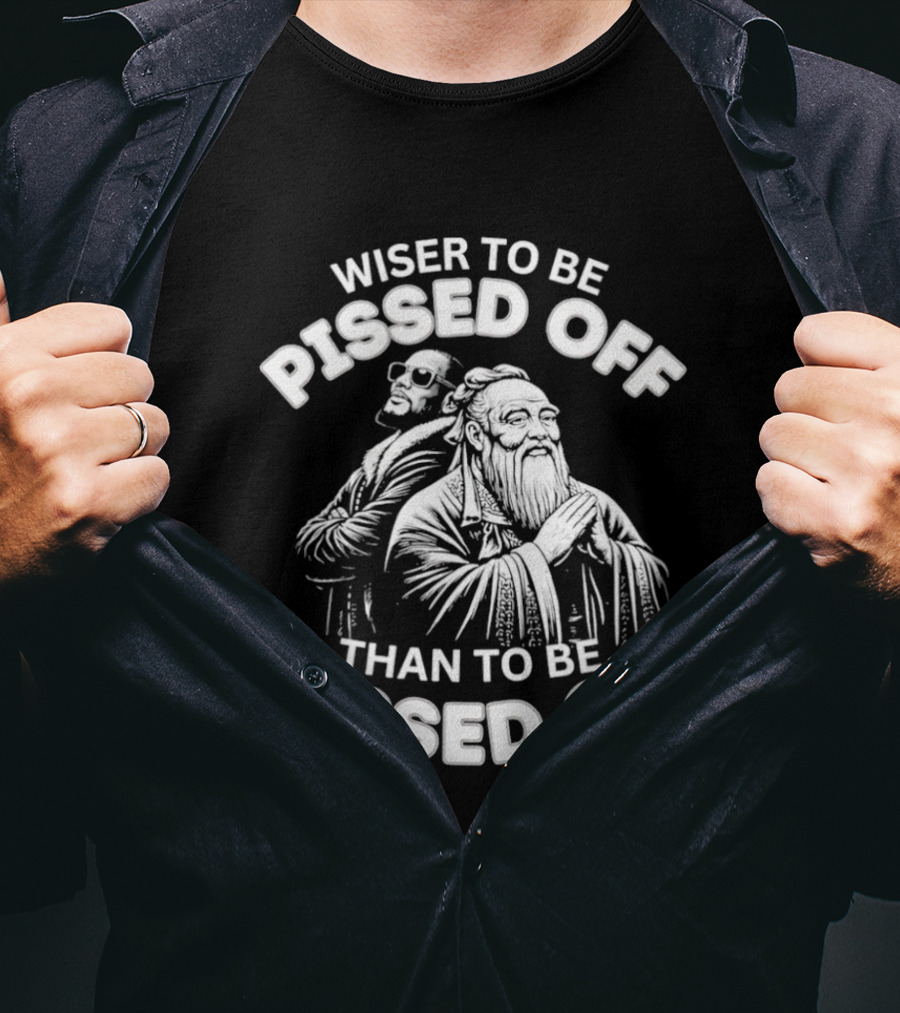Pissed Off Pissed On Wise Owl Philosopher Humor T-Shirt