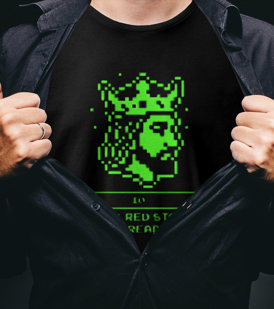 Ethelred Status Unready King Of The English Pixel Art Crown T-Shirt