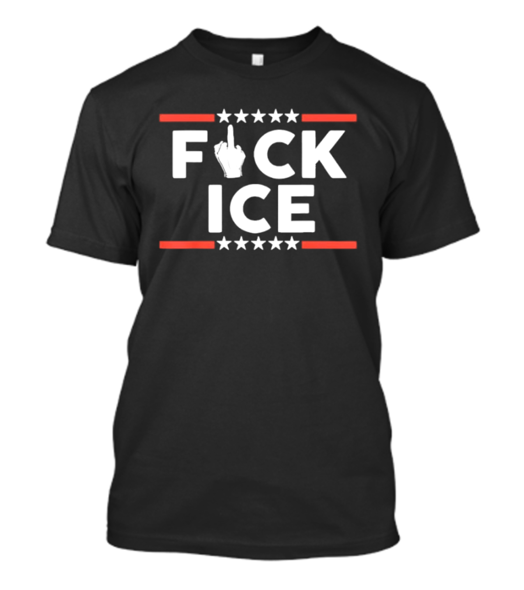 F Ice Middle Finger Gesture No Human Is Illegal T-Shirt