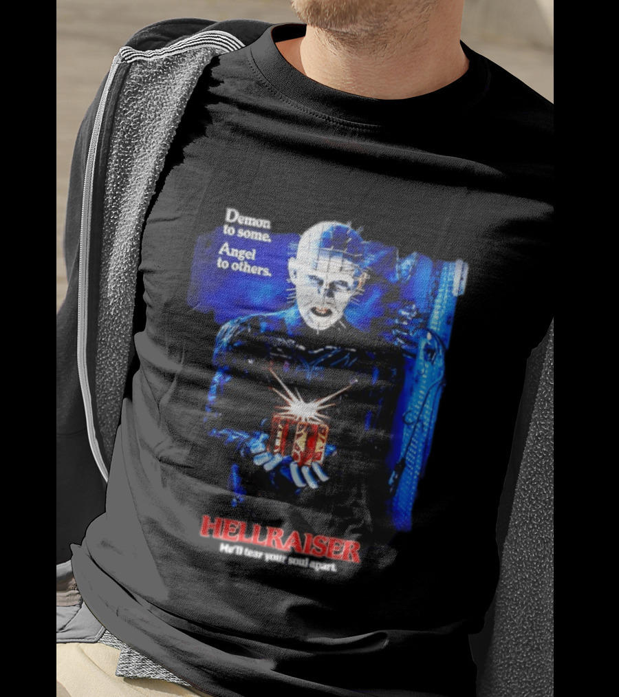 Hellraiser Demon To Some Angel To Others Iconic Horror T-Shirt