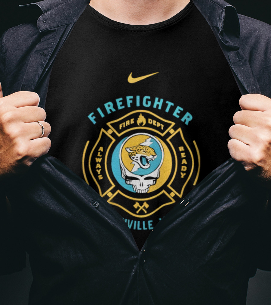 Jacksonville Jaguars Firefighter Nike Mashup T-Shirt