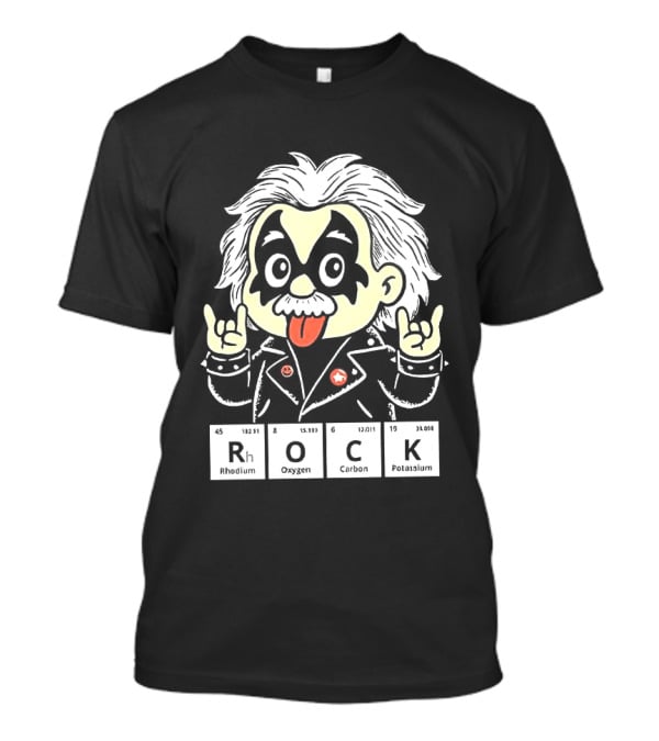 Rock Science Albert Einstein Kiss Makeup Tongue Out T-Shirt