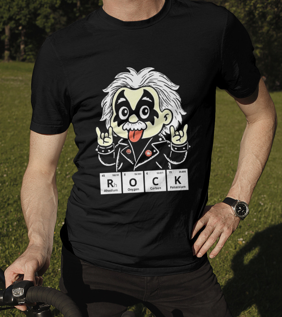 Rock Science Albert Einstein Kiss Makeup Tongue Out T-Shirt