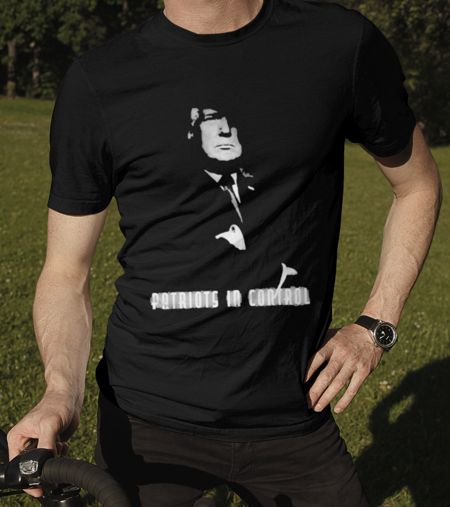 Patriots In Control Trump Image T-Shirt