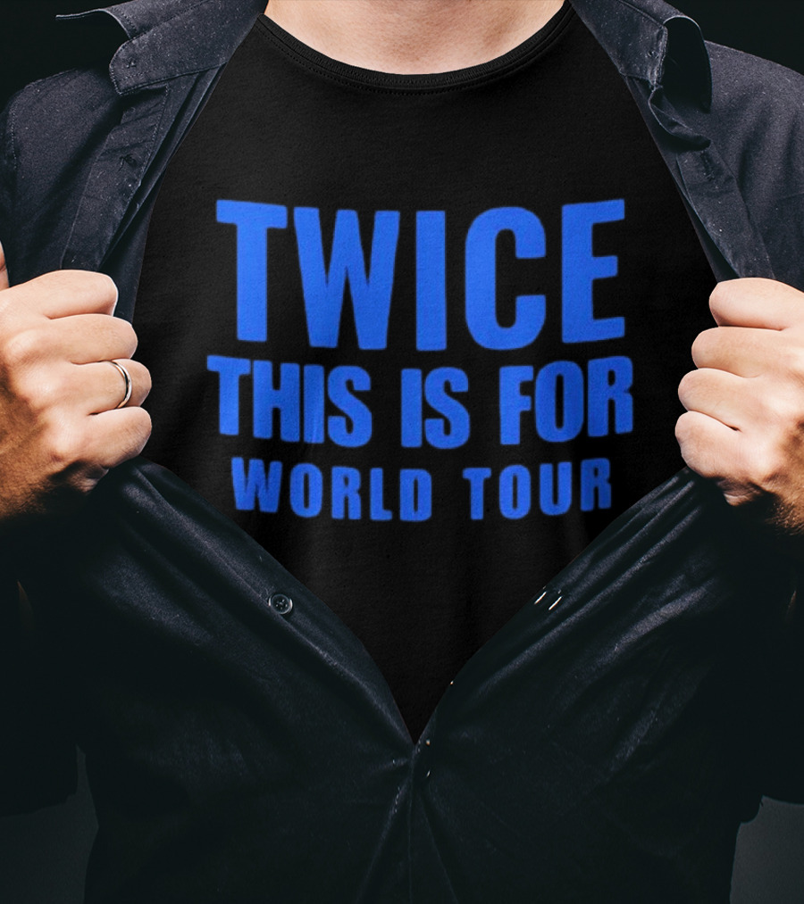 Twice This Is For World Tour Merchandise Official 2023 T-Shirt