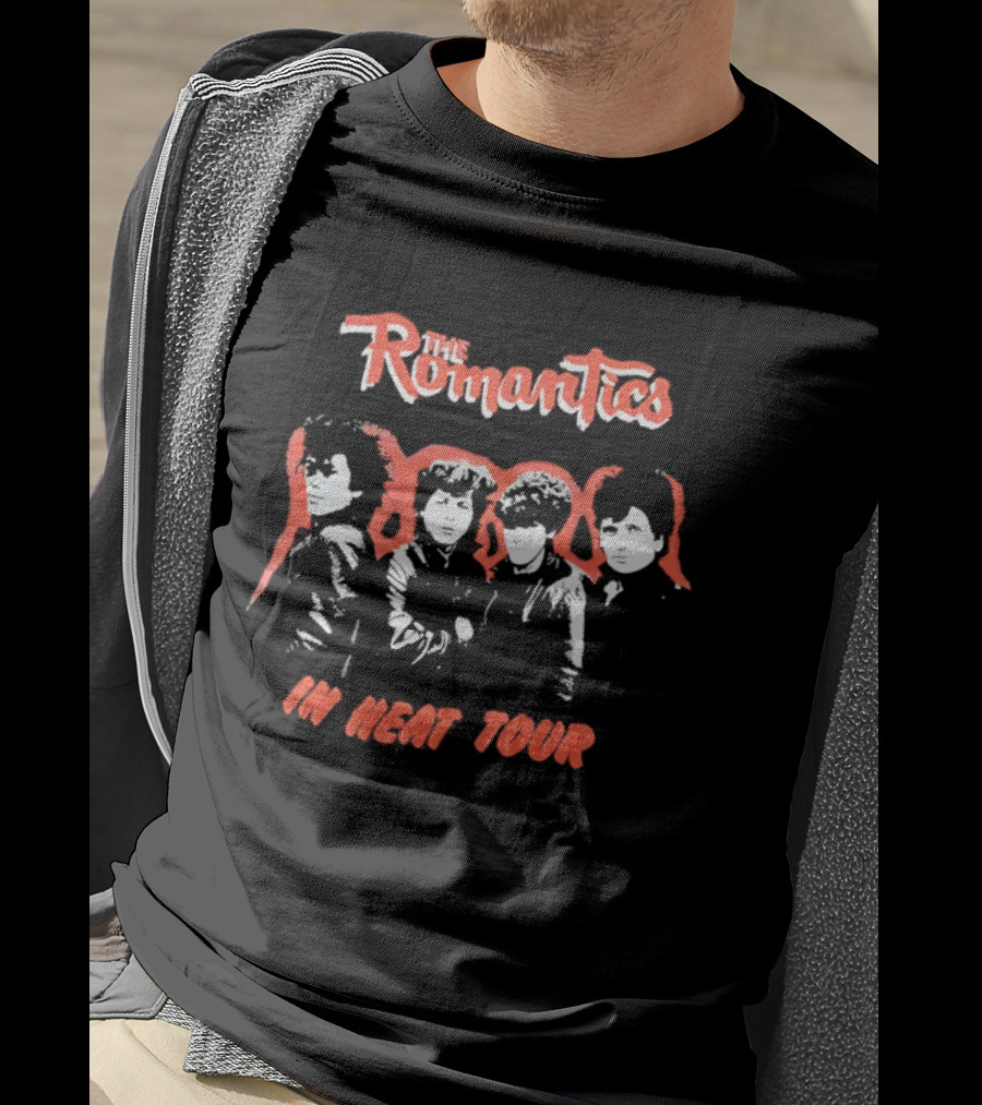 The Romantics In Heat Tour Concert Muscle Band 80s T-Shirt