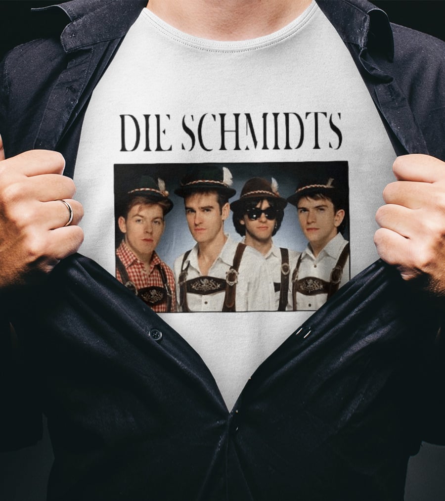Die Schmidts Oktoberfest Band Photo Bavarian Outfit T-Shirt