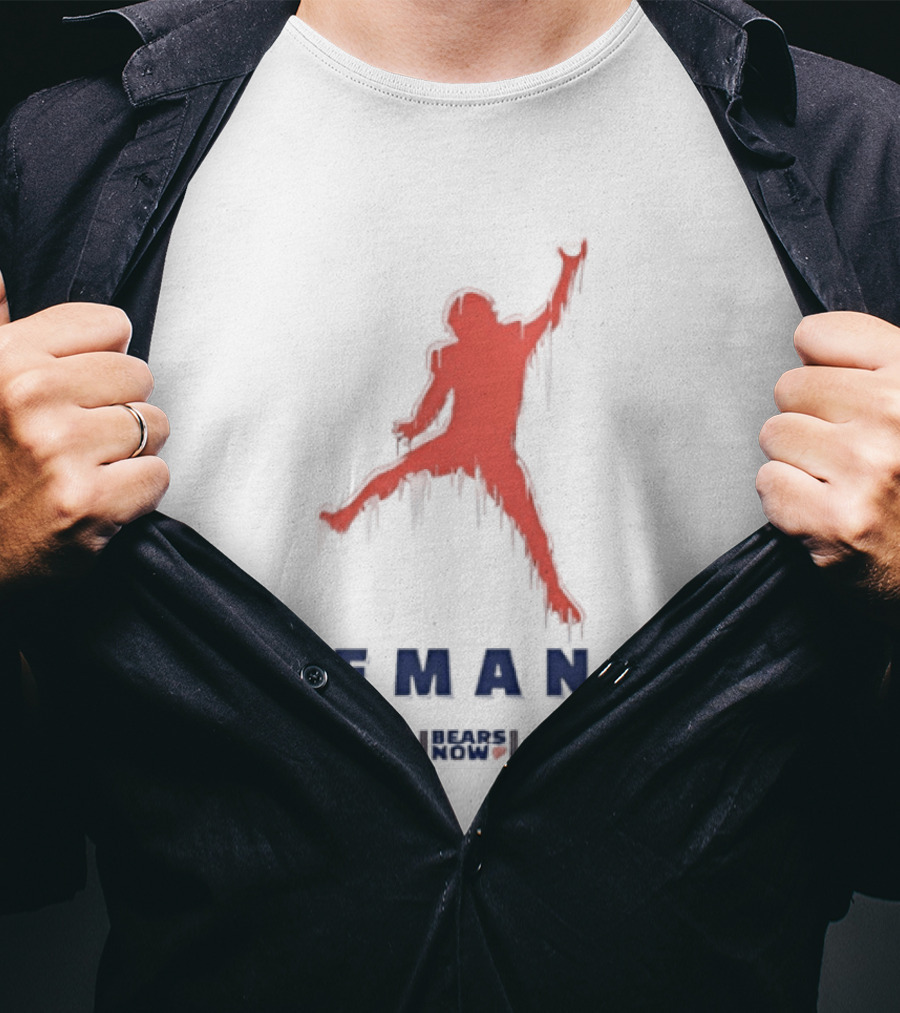 Iceman 18 Chicago Bears Caleb Williams Jumpman T-Shirt