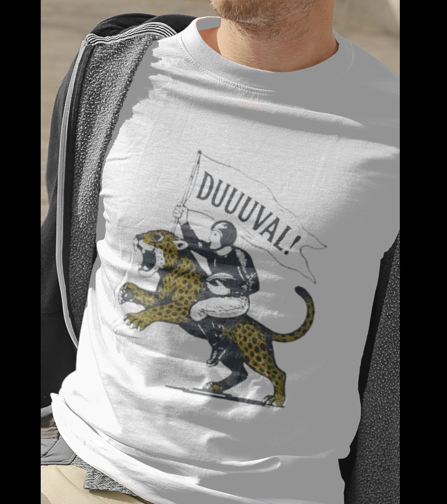 Duuuval Football Jaguar Rider Jacksonville T-Shirt
