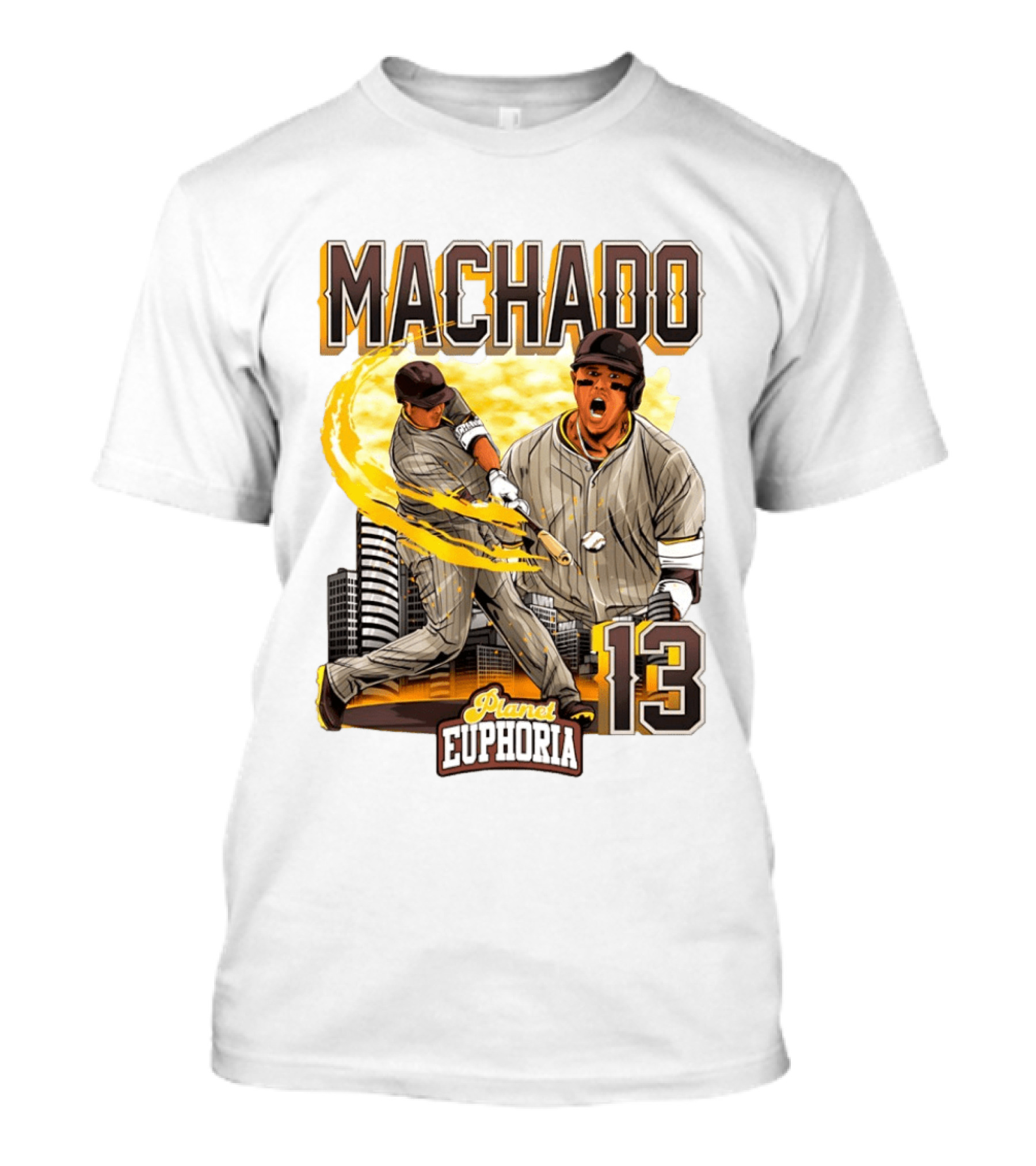 Manny Machado 13 San Diego Padres Planet Euphoria T-Shirt