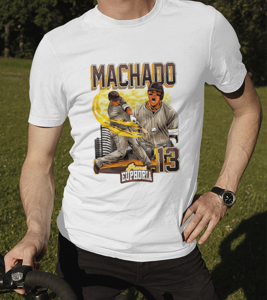 Manny Machado 13 San Diego Padres Planet Euphoria T-Shirt