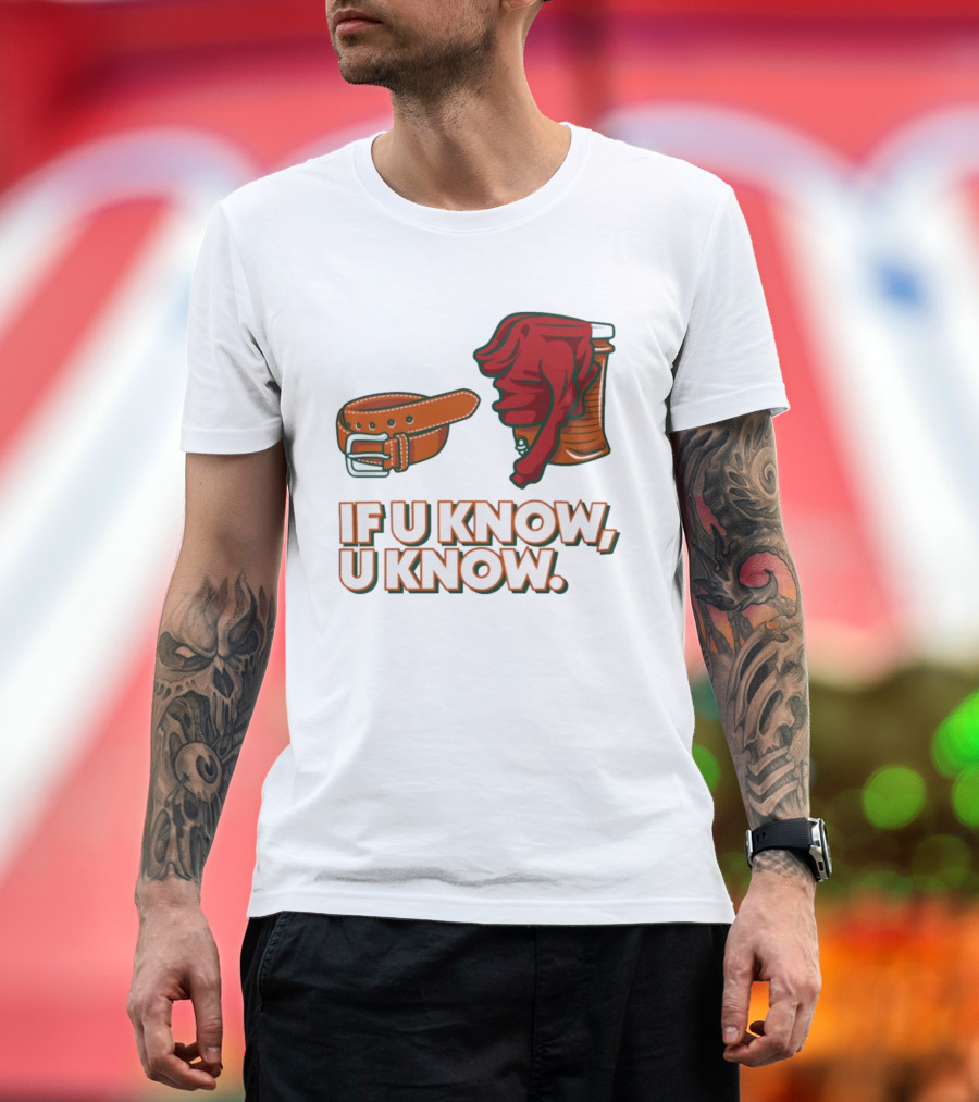 Miami Hurricanes If U Know U Know Belt And Cooler Clothing T-Shirt