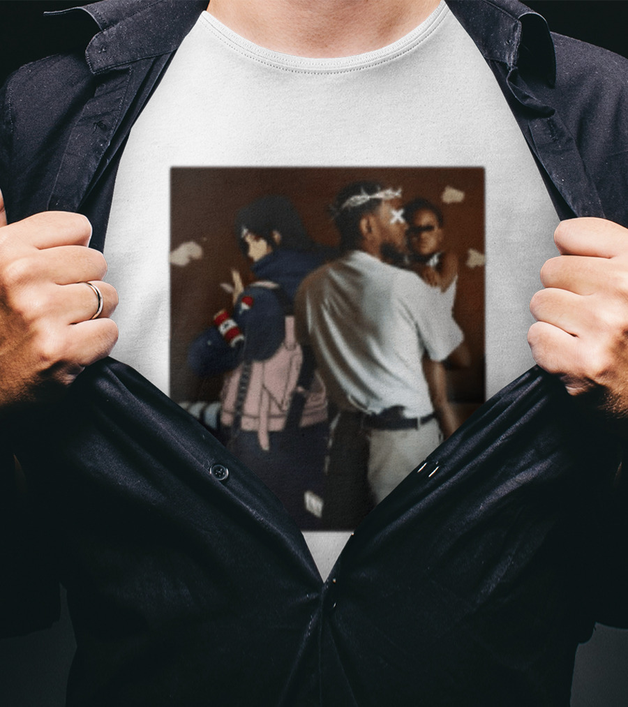 Mr Morale Kendrick Lamar Naruto Sasuke Collaboration T-Shirt