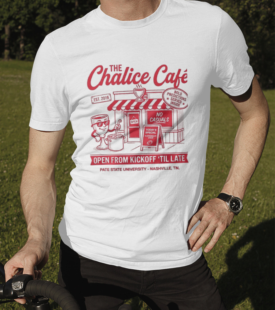 The Chalice Cafe Open From Kickoff 'Til Late Est 2019 Iconic Minneapolis MN Spot T-Shirt