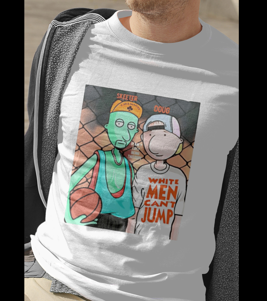 Skeeter Doug Basketball White Men Can't Jump Cartoon Characters T-Shirt