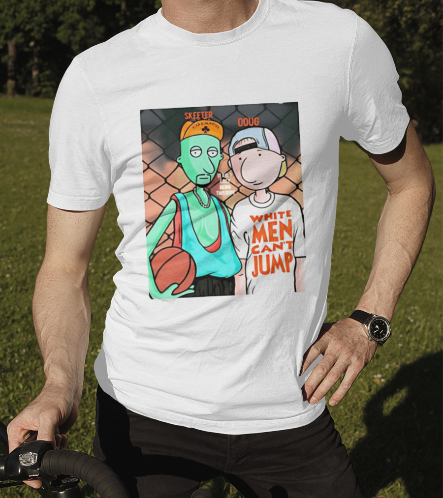 Skeeter Doug Basketball White Men Can't Jump Cartoon Characters T-Shirt