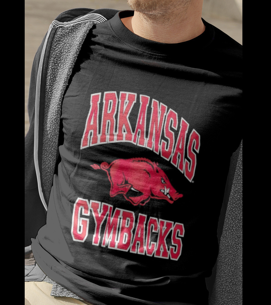 Arkansas Razorbacks Gymbacks Red Pig T-Shirt