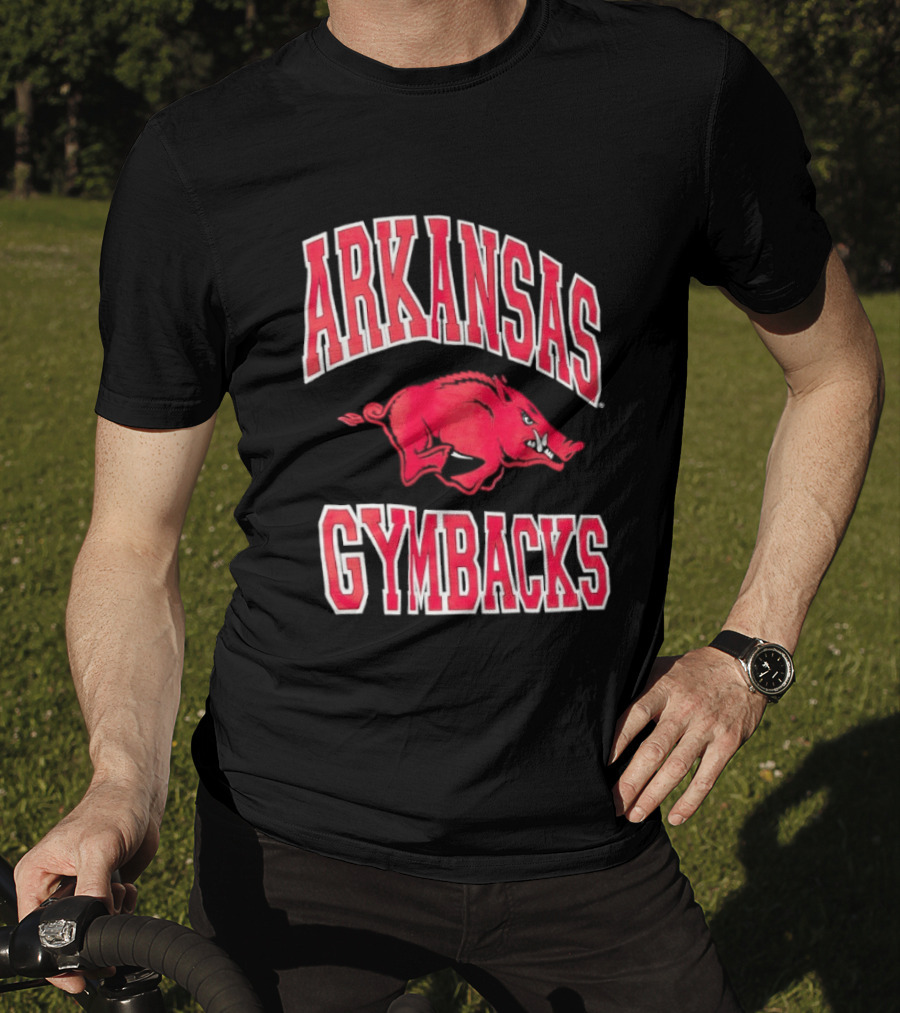 Arkansas Razorbacks Gymbacks Red Pig T-Shirt