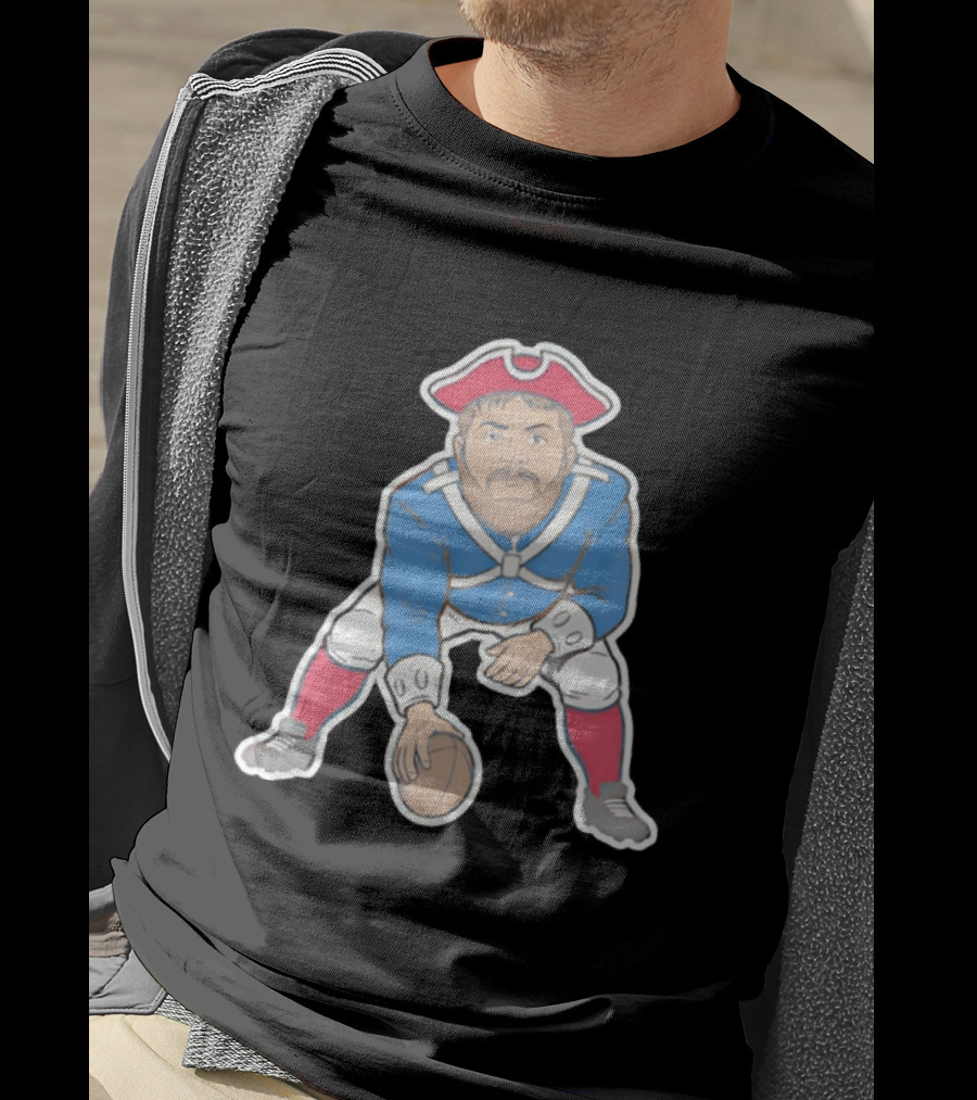 Best Section 10 Football Colonial Style Quarterback In Revolutionary War Uniform T-Shirt