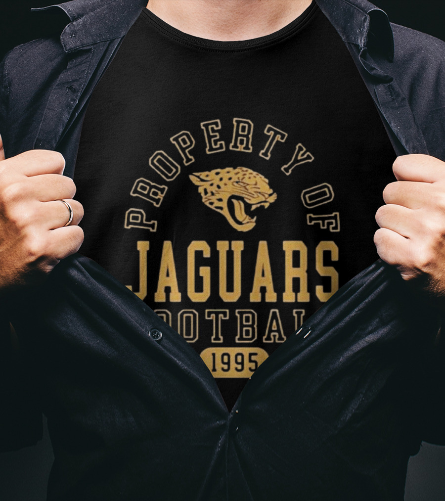 Property Of Jaguars Football 1995 T-Shirt