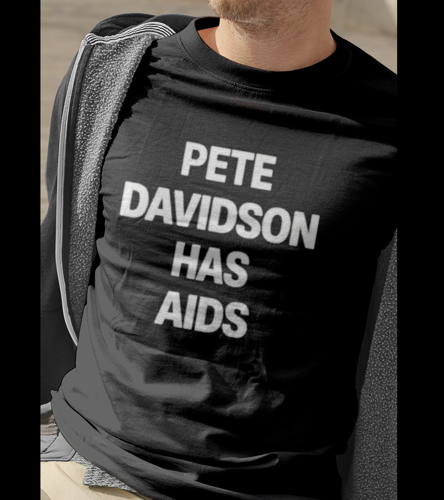 Kanye West Yeezy Pete Davidson Has Aids T-Shirt
