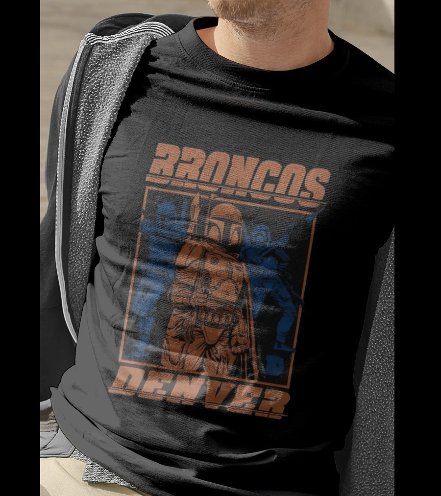 Broncos Denver Boba Fett Star Wars Mashup T-Shirt
