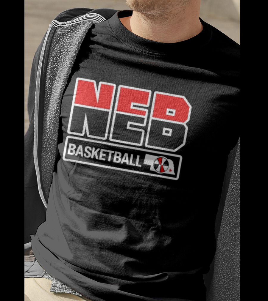 NEB Basketball Crewnecks Vintage Style Basketball T-Shirt