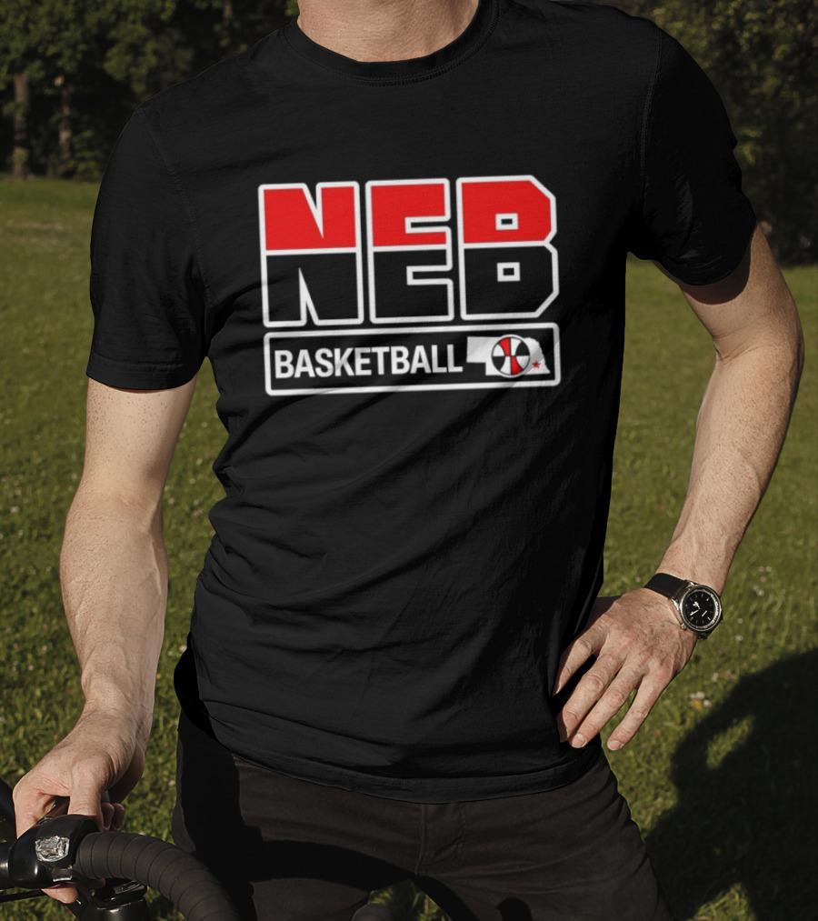 NEB Basketball Crewnecks Vintage Style Basketball T-Shirt